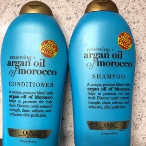 Argan oil and Morocco shampoo and conditioner